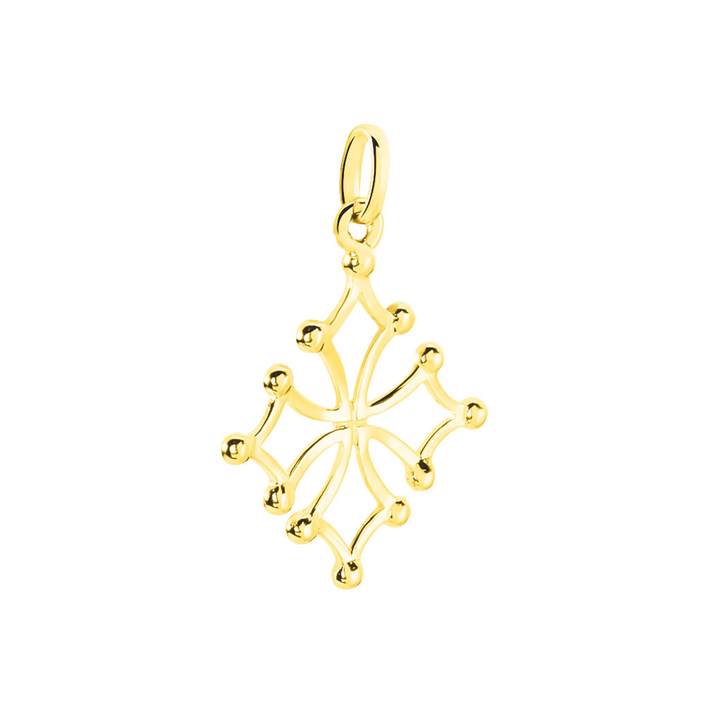 Pendentif Dajo Croix Occitane Or Jaune