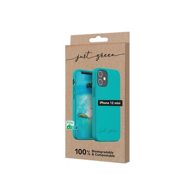 Just Green - coque de protection pour iPhone 12 mini - blue lagon