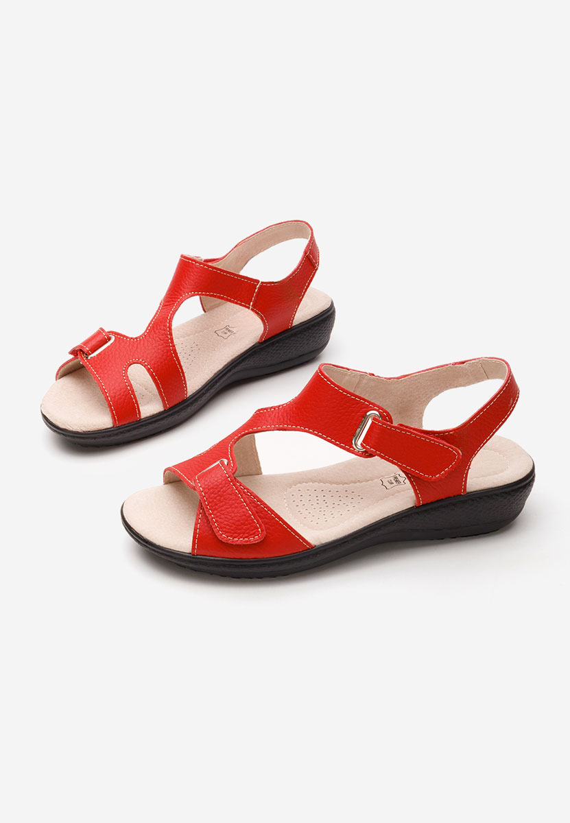 Sandales femme rouges Ricarda