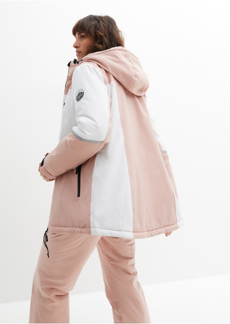 Veste de ski fonctionnelle à capuche, étanche