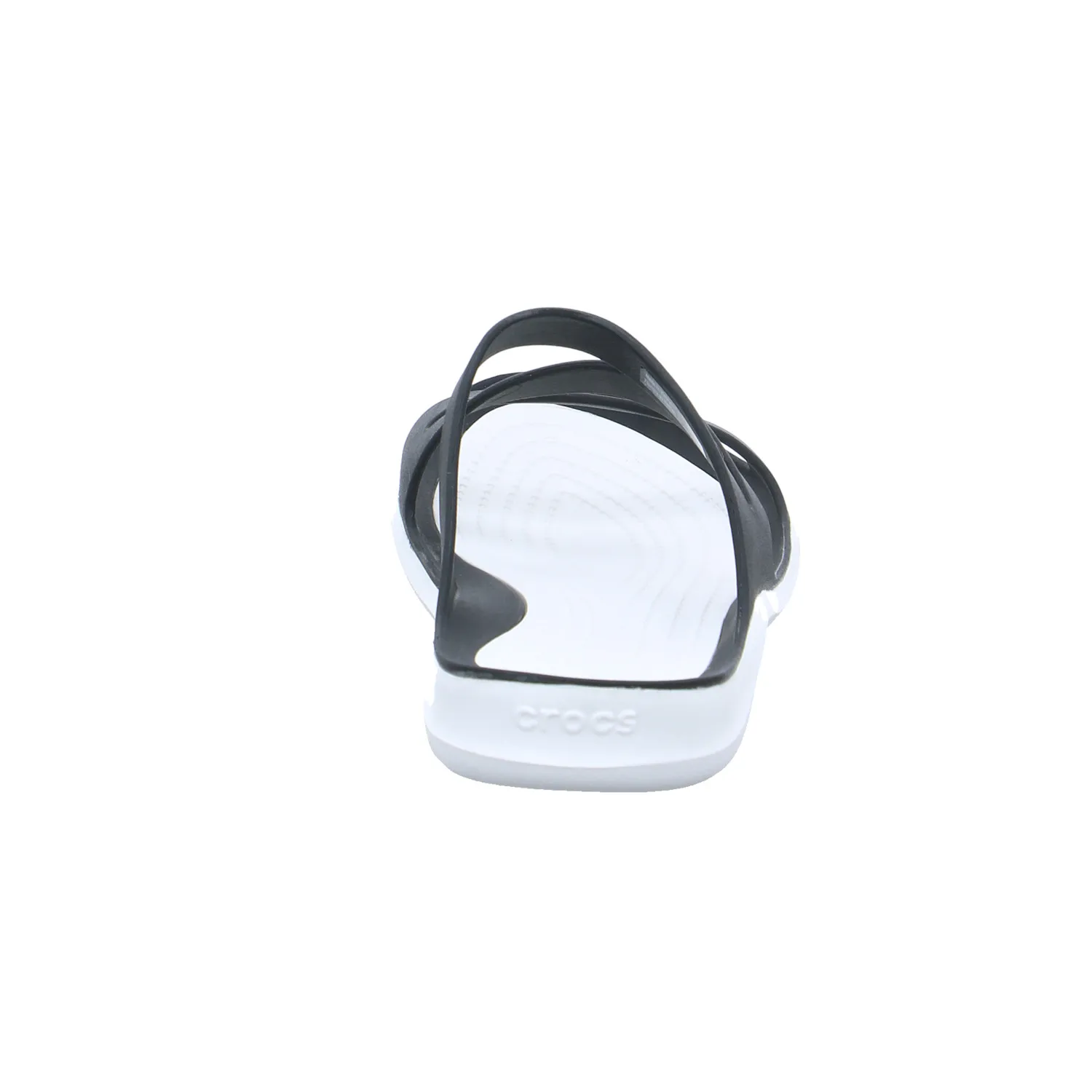 CROCS Badeschuhe unisex Schwarz Leder