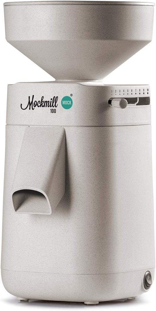Getreidemühle Mockmill 100 | Made in Germany | Edelkorund und Keramik Mahlstein (Mockmill 100 + Bio Dinkel)…