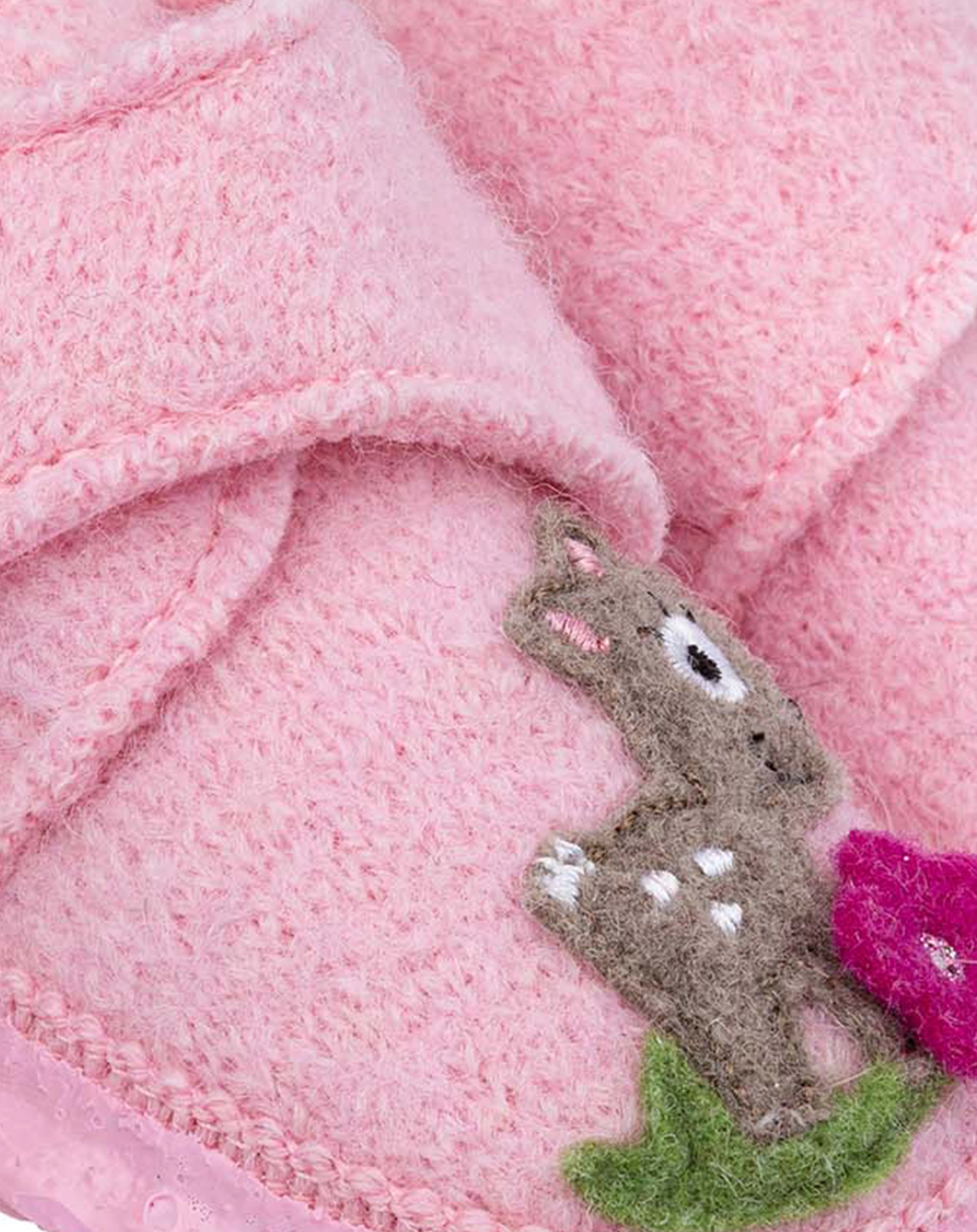 Klett-Hausschuhe LITTLE BAMBI in rosa