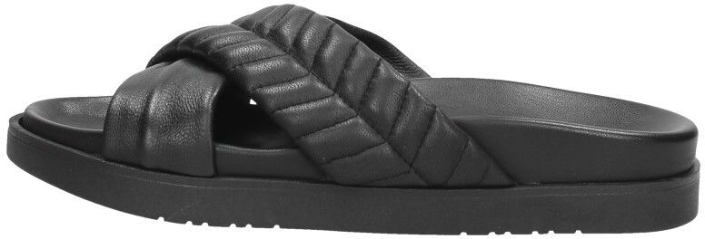 Red Rag Women Flat Sandal Padding zwart