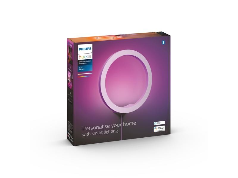 Philips Hue White & Color Ambiance Sana Wandleuchte Weiss LED-Wandleuchte