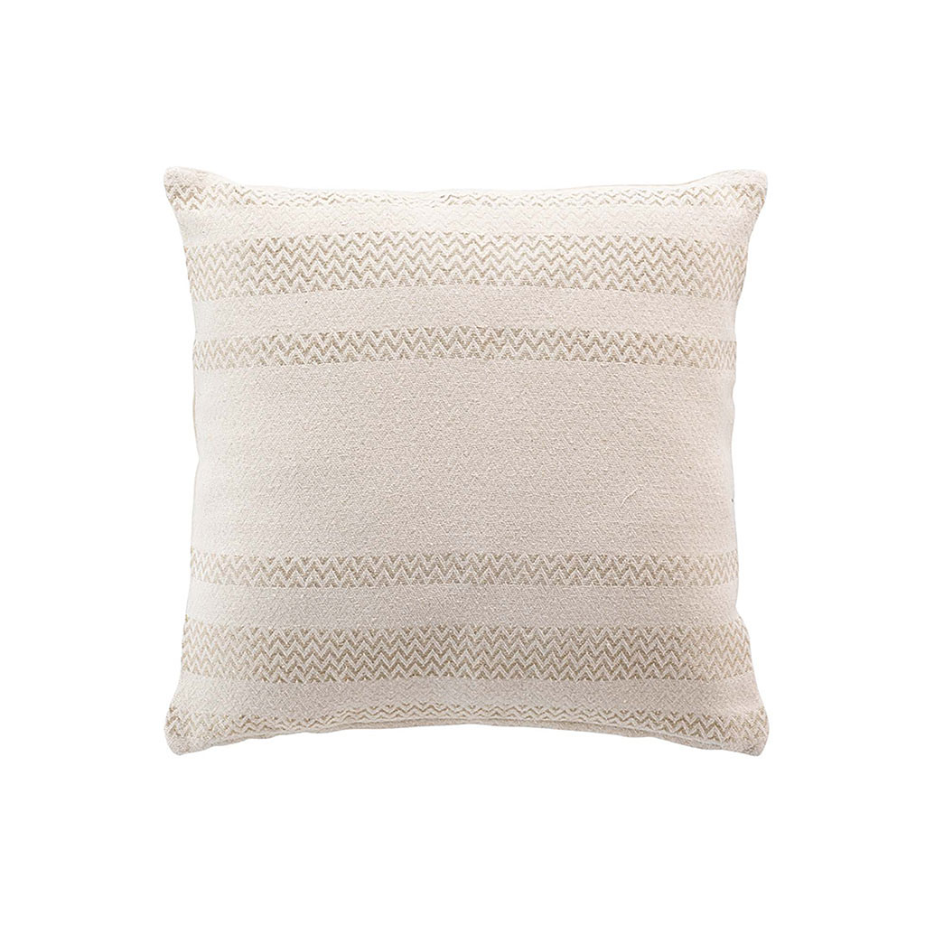 Coussin DORELINE coton jacquard or 40x40cm