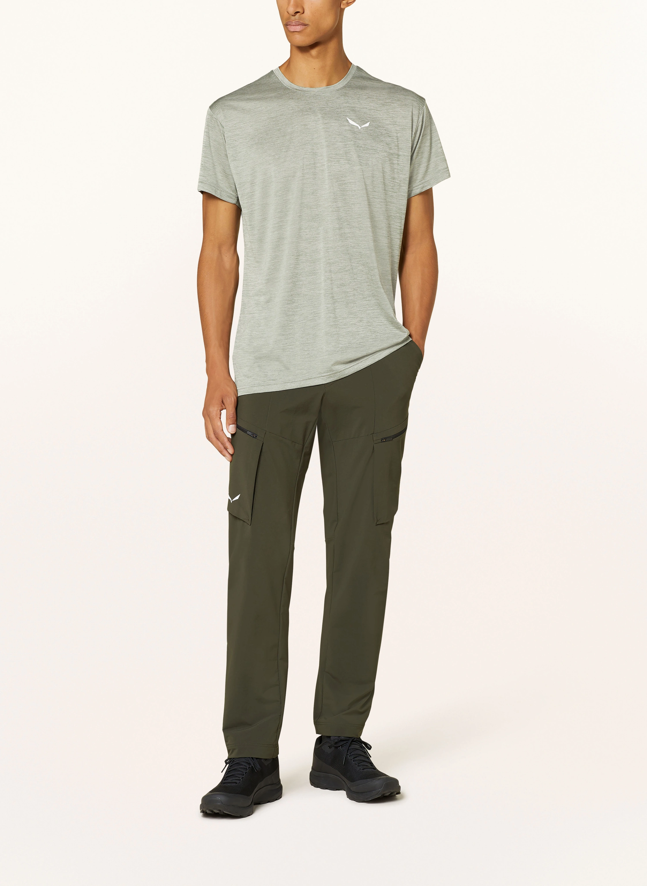 SALEWA T-Shirt PUEZ MELANGE DRY'TON