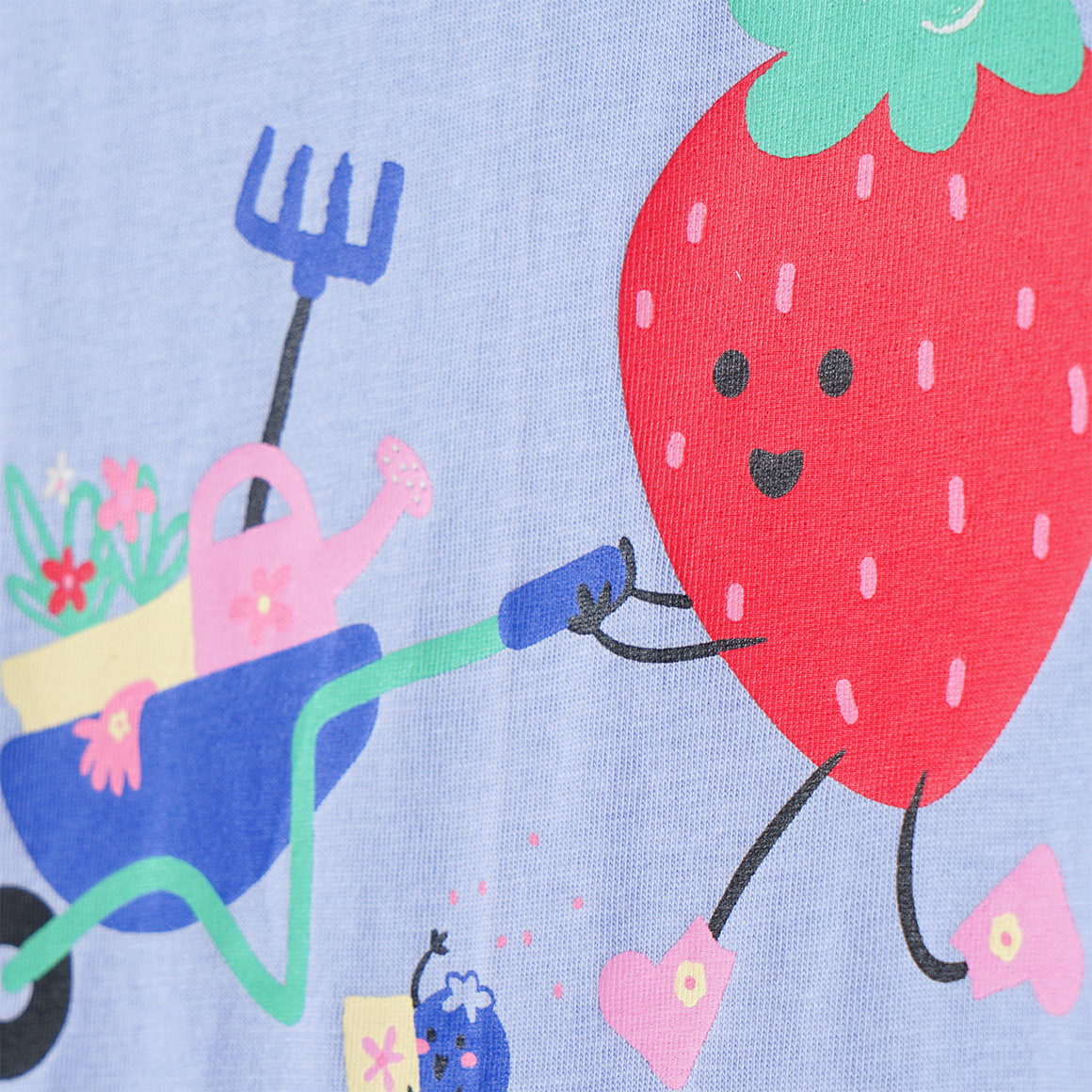 Topolino Mädchen T-Shirt mit Beeren-Print helllila