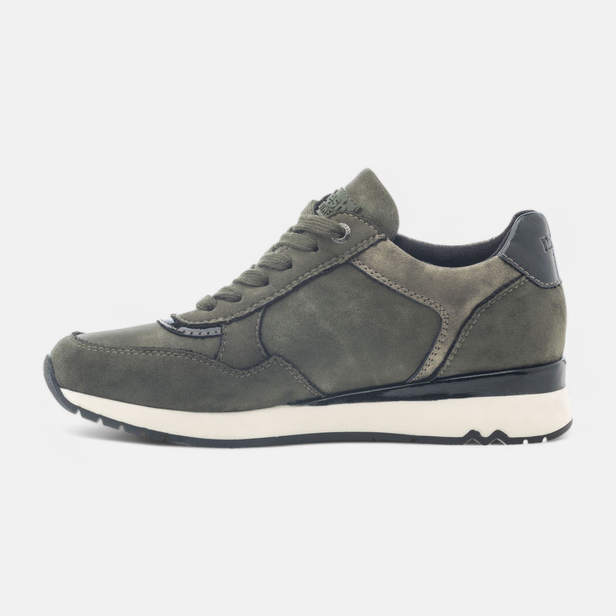 Baskets basses Femme kaki