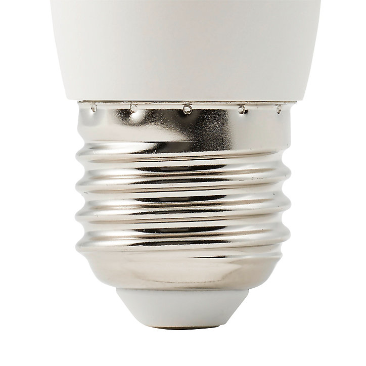Ampoule LED flamme E27 470lm 4.2W = 40W Ø3.5cm Diall blanc chaud