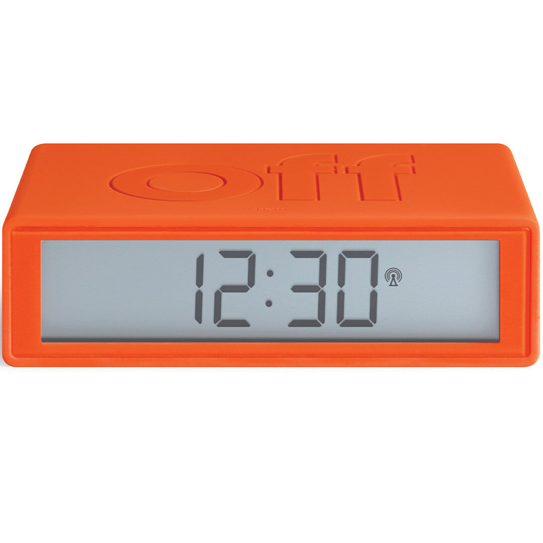 Lexon flip classic digitale wekker - orange