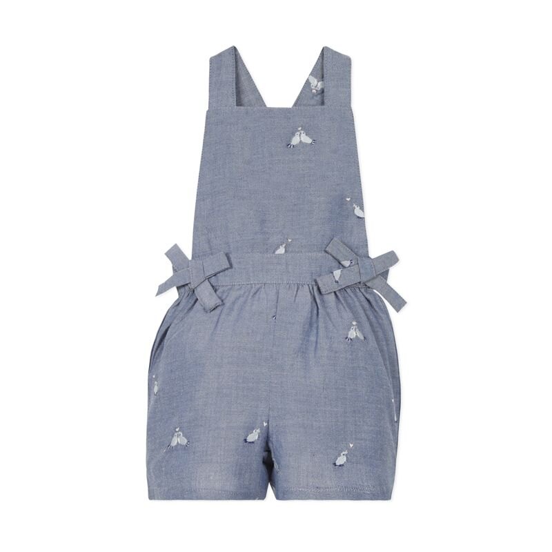 Salopette bébé fille chambray Absorba Aucune nuance