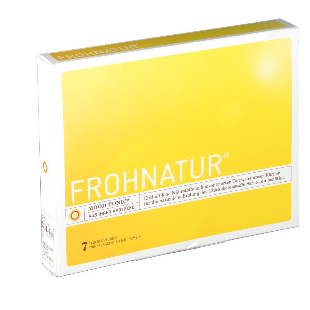 FROHNATUR Mood Tonic Trinkfläschchen mit Kapseln