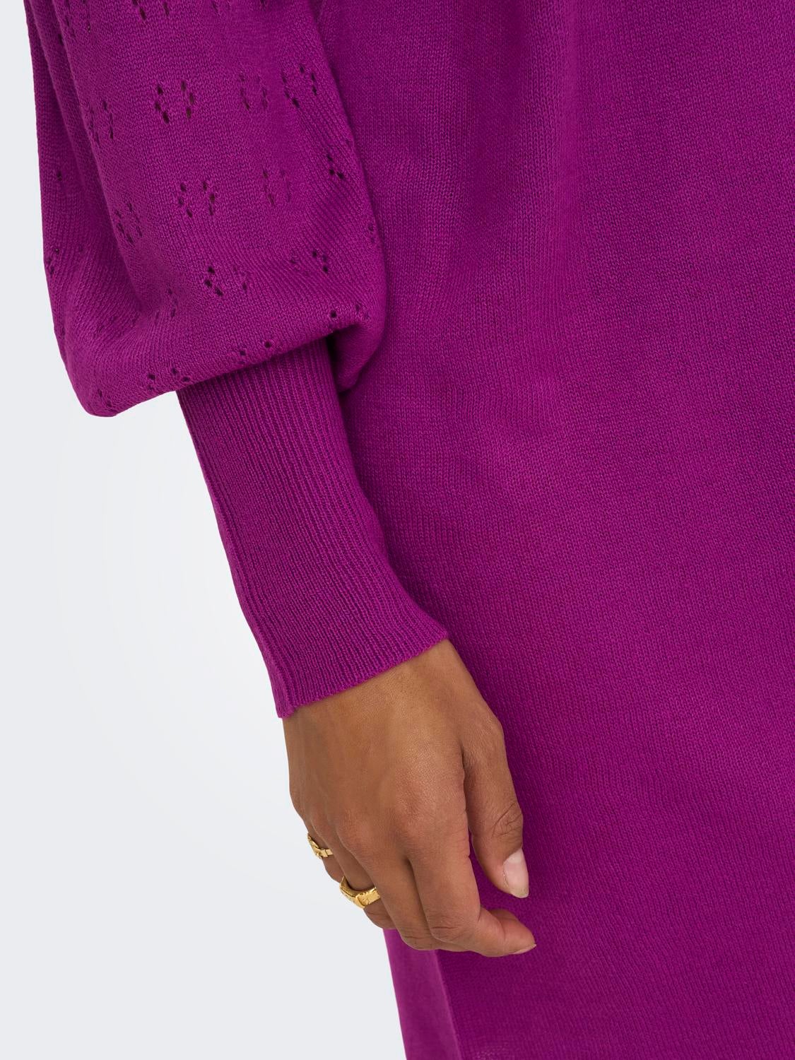 ONLMIRA Langes Kleid Purple Wine