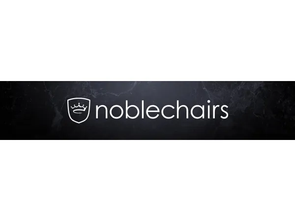 Noblechairs Hero - Stol - ergonomisk - armstøtter - T-formet - vippe - drejeled - aluminium, polyurethan, stål, memory foam, polyuretan vegan falsk læder - sort