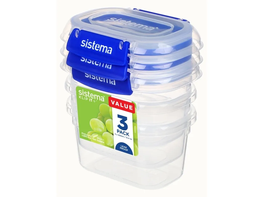 Sistema KLIP IT PLUS - 3 pack 400 ml