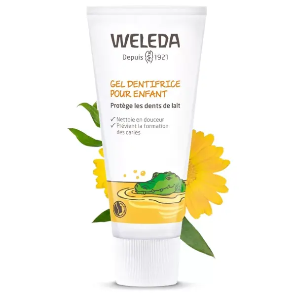 Creme dental em gel Weleda Oral Care para crianças, 50ml