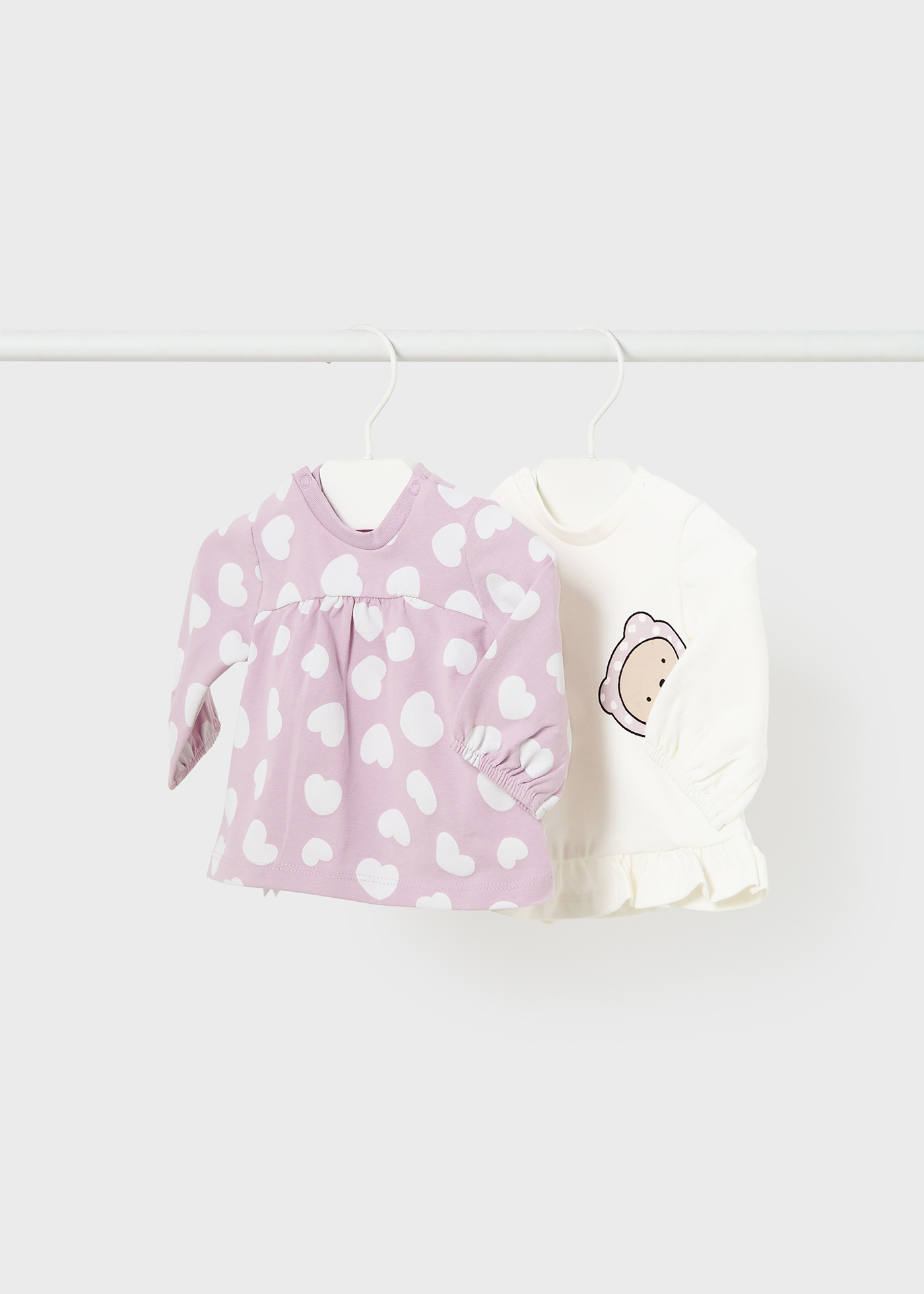 Conjunto de 2 camisetas Better Cotton para recém-nascidos
