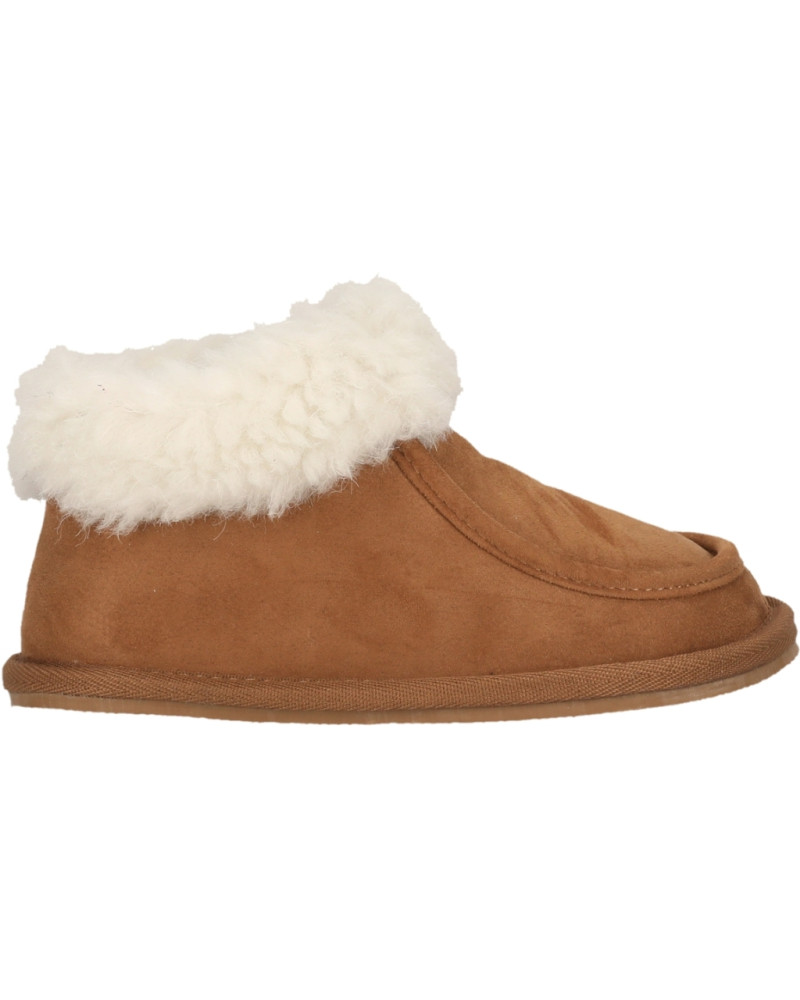 Zigzag - Elian Kids Warm Slipper - cognac
