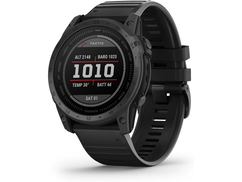 GARMIN Sportuhr Tactix 7 Sapphire Standard, Schwarz/Schwarz GPS-Multisport Smartwatch