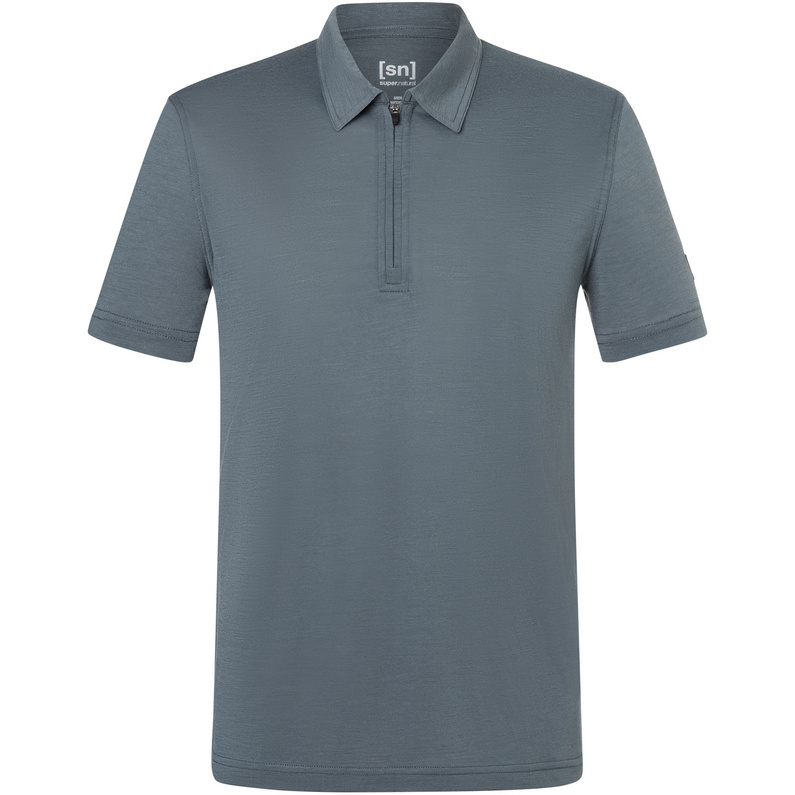 Super.Natural Herren Zip Polo T-Shirt