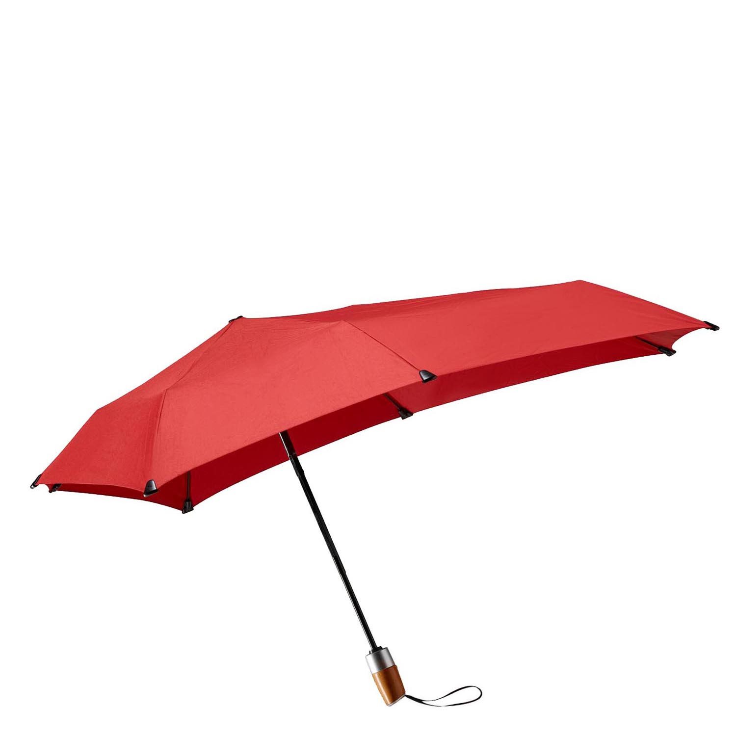 Senz Automatic Deluxe Opvouwbare Stormparaplu passion red
