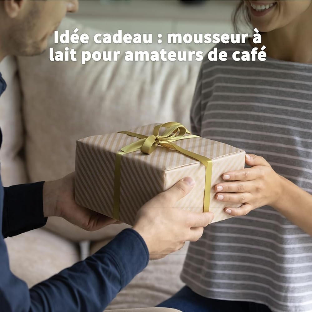 Mousseur à lait Maestri House, 12 en 1 600 ml Mousseur à lait électrique avec température et force de mousse variables, commande Smart Touch, pour Latte Cappuccino, Chocolat chaud, Lait chaud : Cuisine et Maison