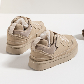 Cozy chunky sneakers - beige