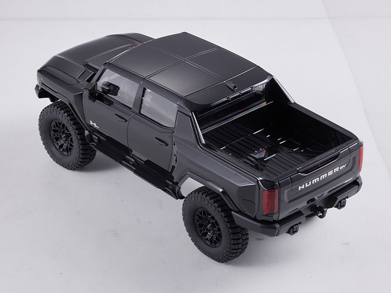 FMS Scale Crawler FCX18 Hummer EV Schwarz, 1:18, RTR Detailgetreues Hummer EV Scale RC Modell