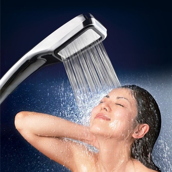 TroniTechnik® Duschbrause Handbrause Duschkopf Massagedusche Brause BOOST mit 300 feinen Wasserstrahlen