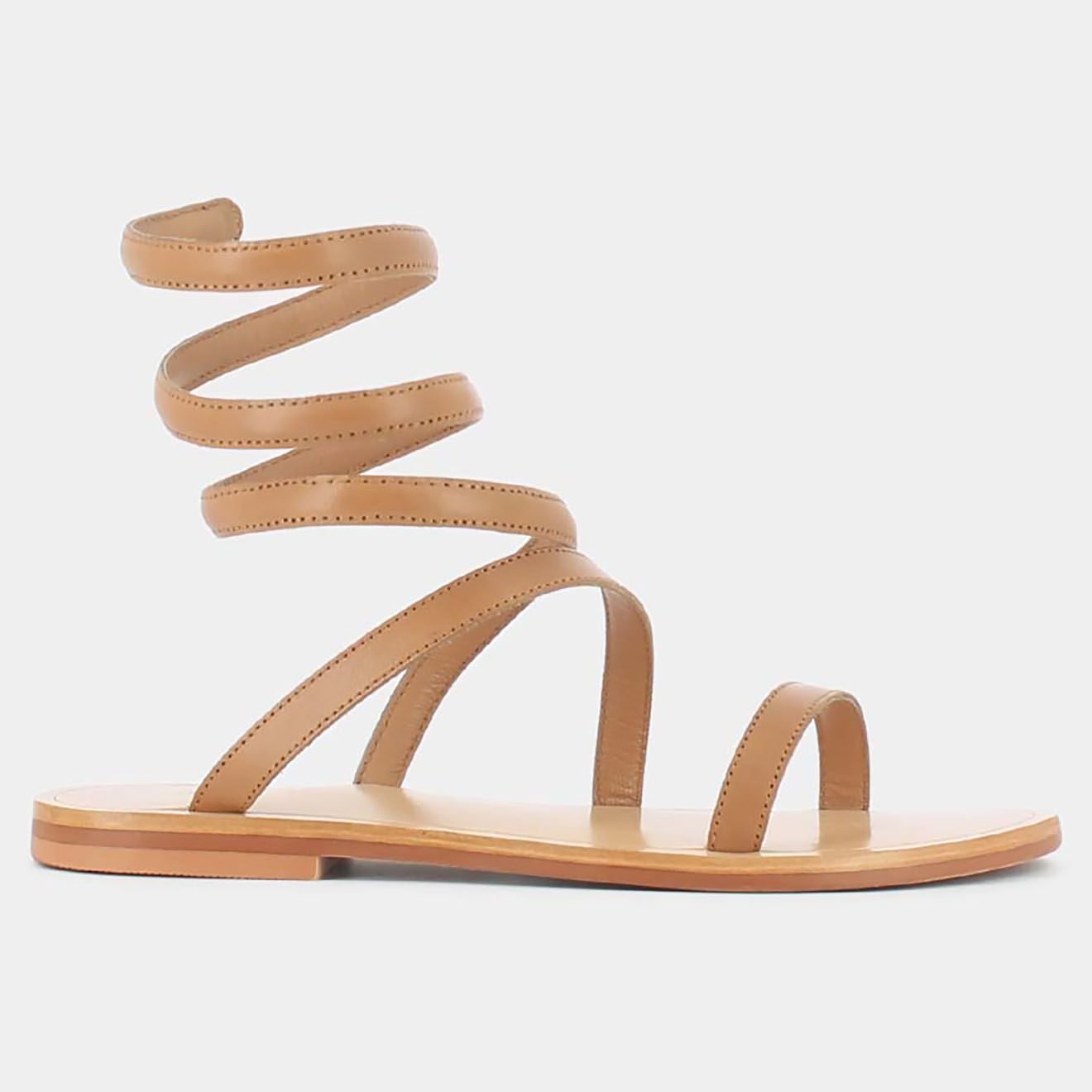 Jonak Sandales en Cuir Winona camel