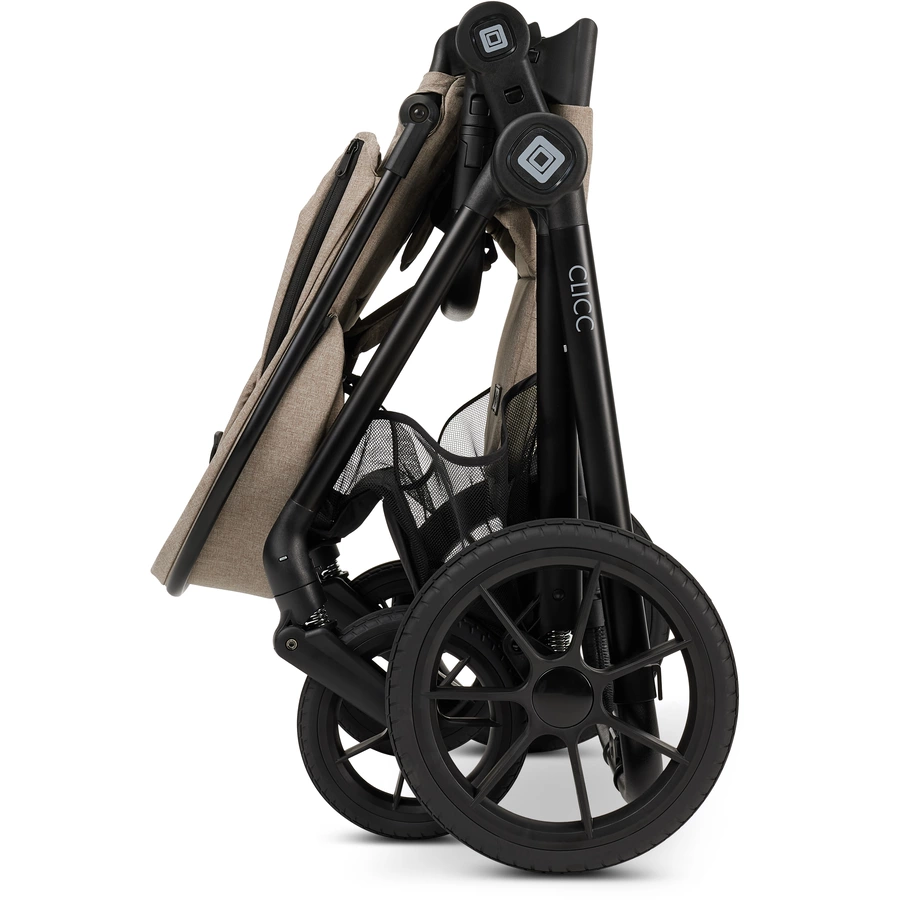MOON Kombikinderwagen Clicc mud melange