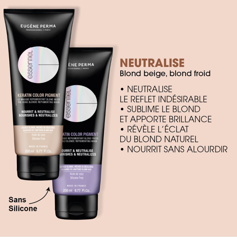 Eugène Perma Essentiel masque repigmentant blond froid 200 ML