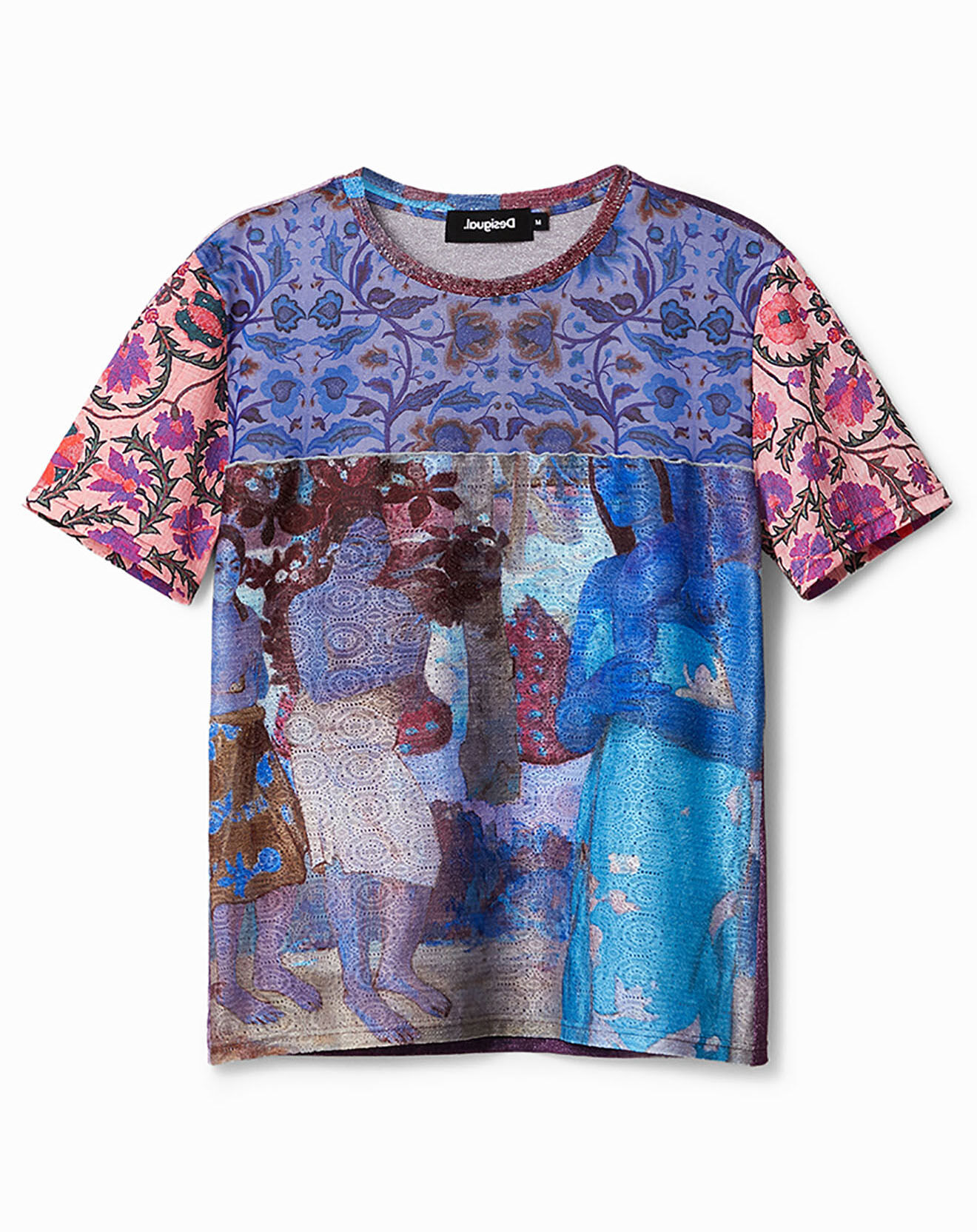 Desigual Top Brune multicolore