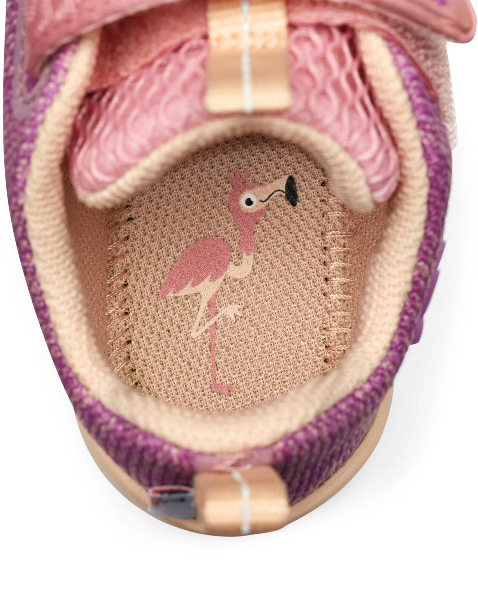Strick-Halbschuhe HAPPY FLAMINGO in pink