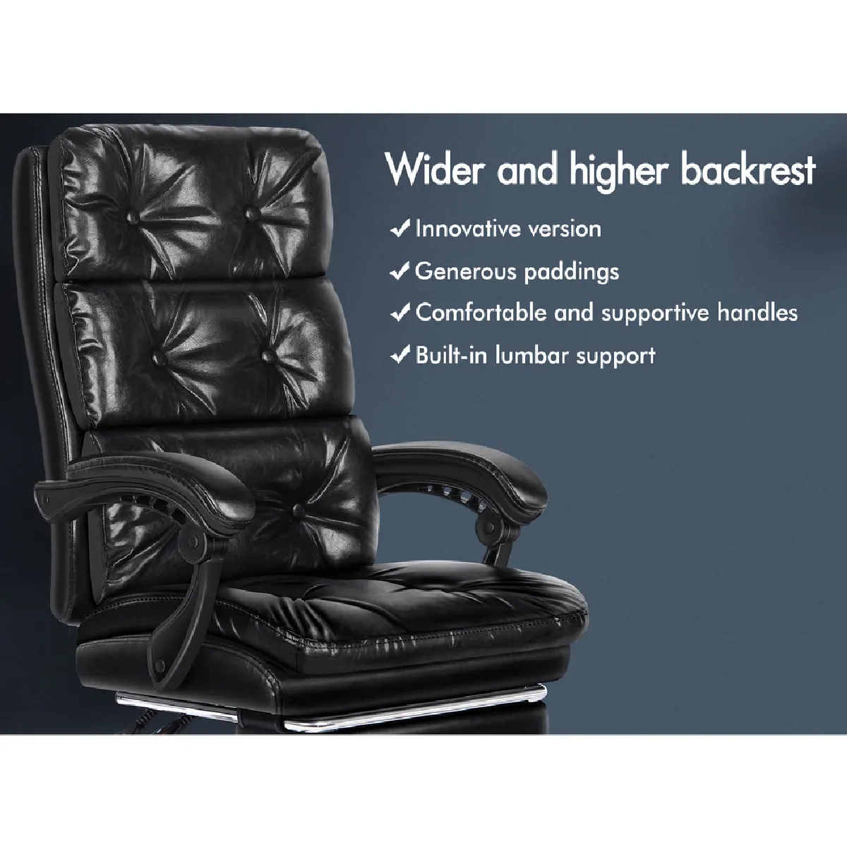 Alfordson Chaise de Bureau - Noir