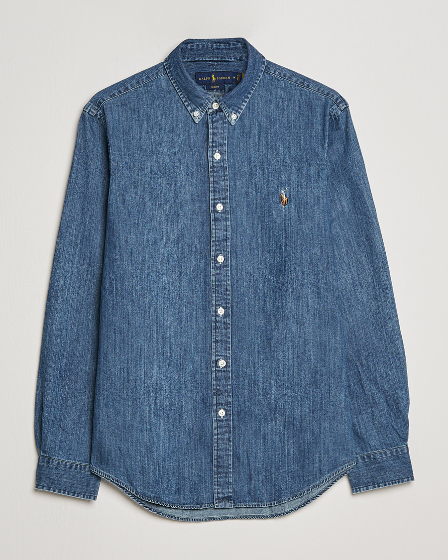 Polo Ralph Lauren Slim Fit Shirt Denim Dark Wash