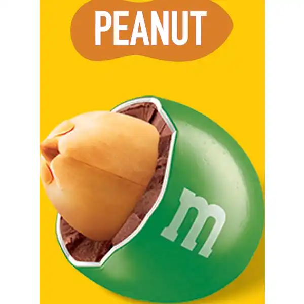 Peanut, Schokolinsen mit Erdnusskern