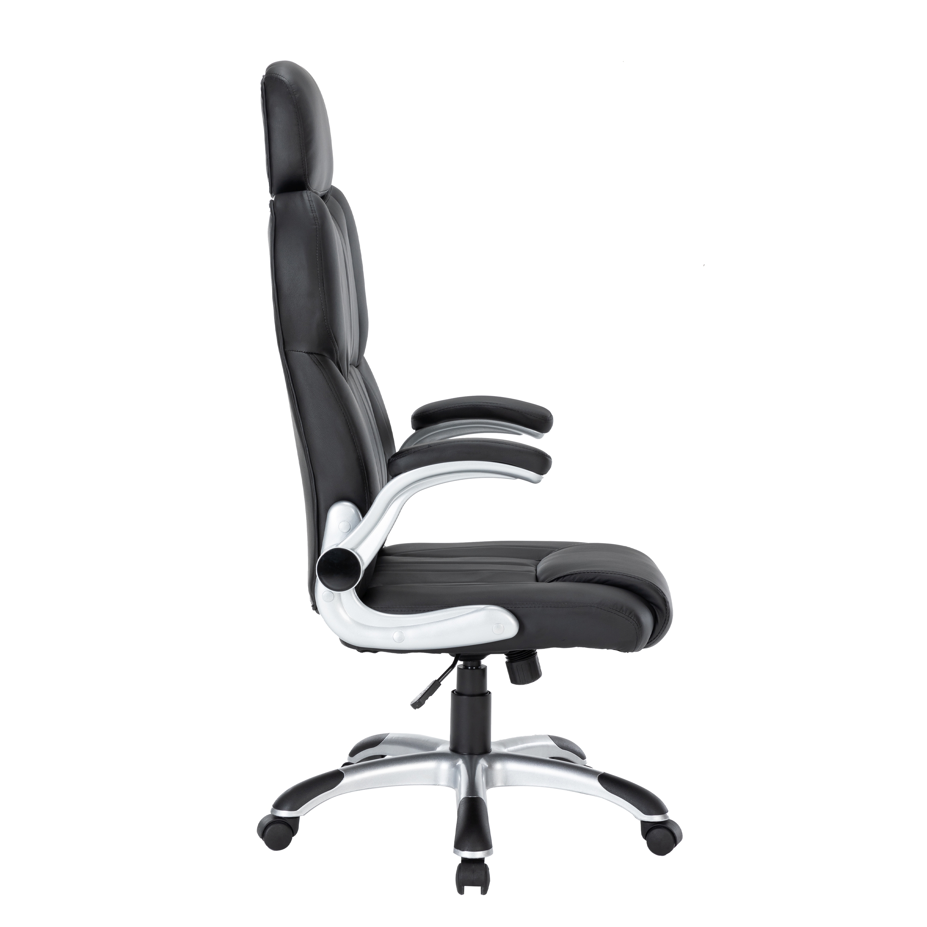 Bürostuhl Leder IMPERA schwarz