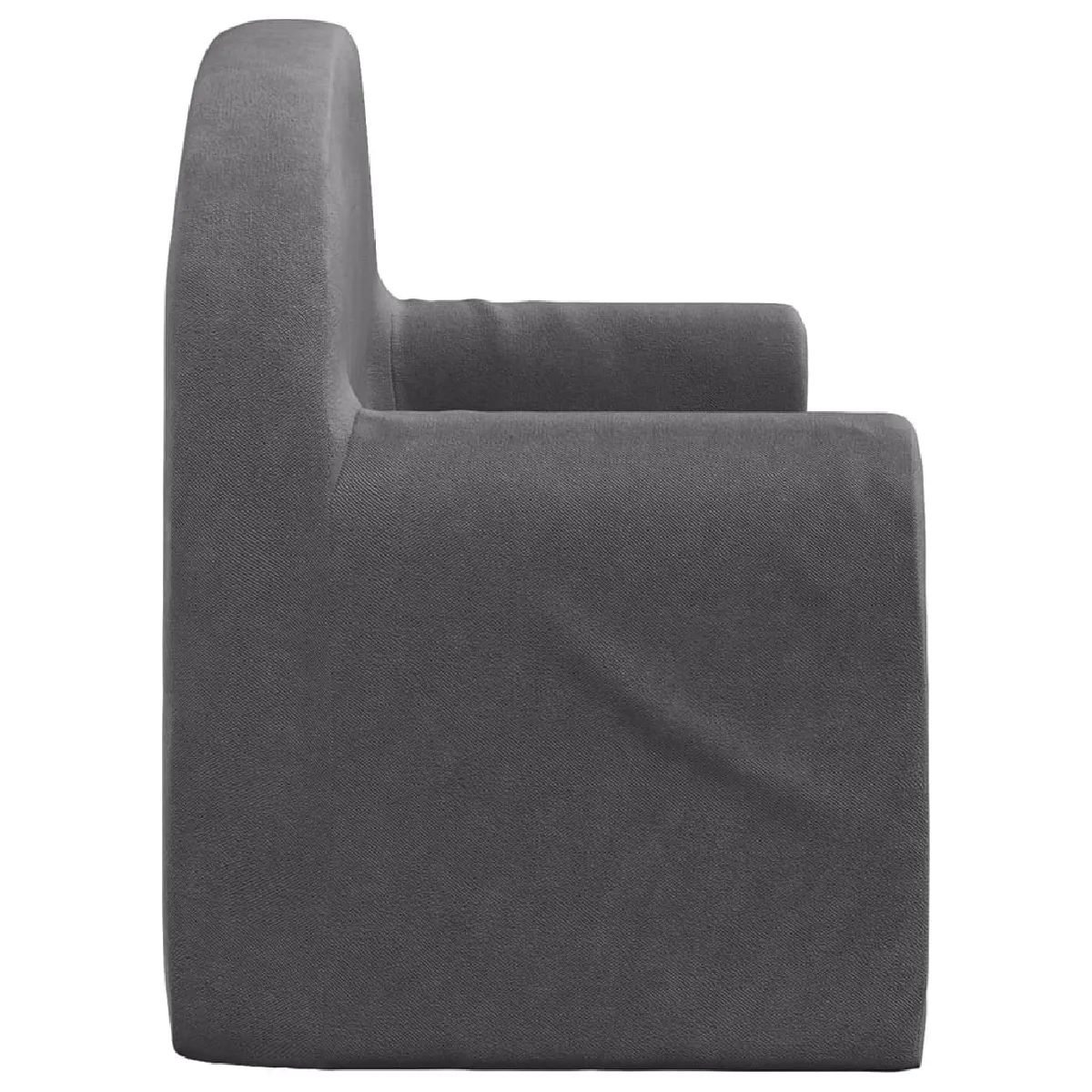 vidaXL Canapé enfants 2 places - Anthracite