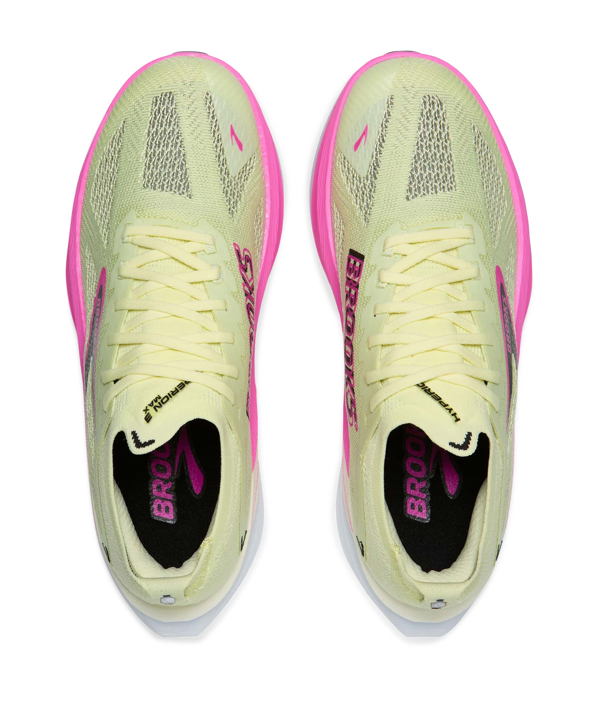 Brooks Hyperion Max 3 dames runningschoenen geel