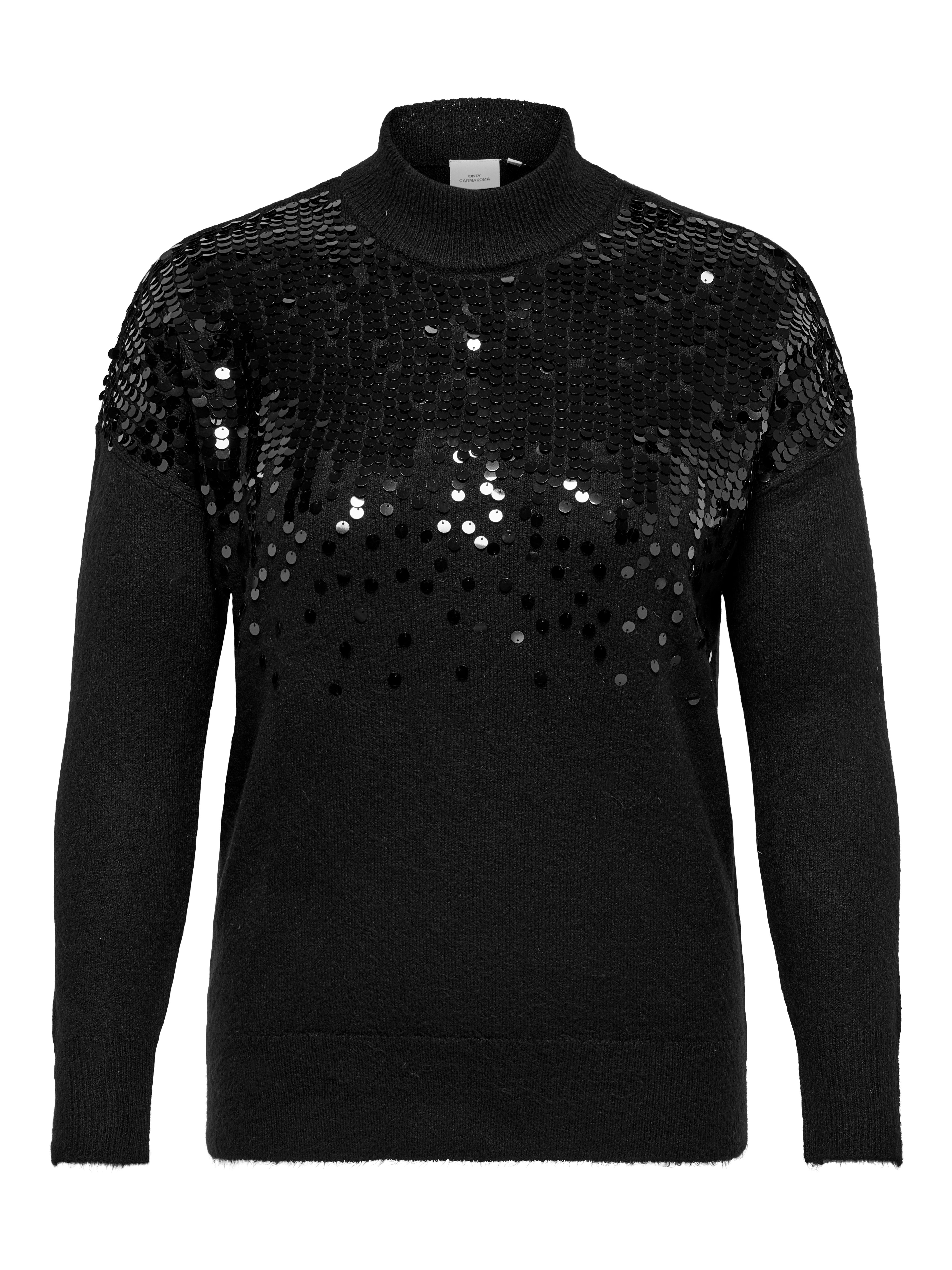 CARALBA Strickpullover Black