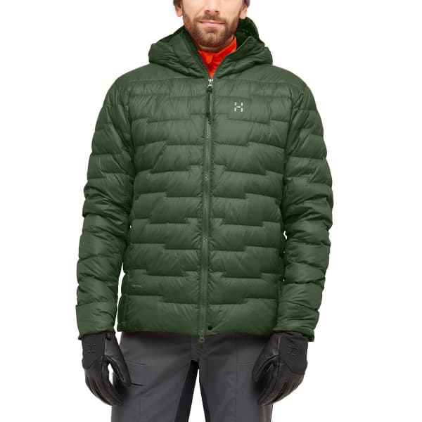 Doudoune ski de randonnée HAGLÖFS ROC FLASH DOWN HOOD M SEAWEED GREEN