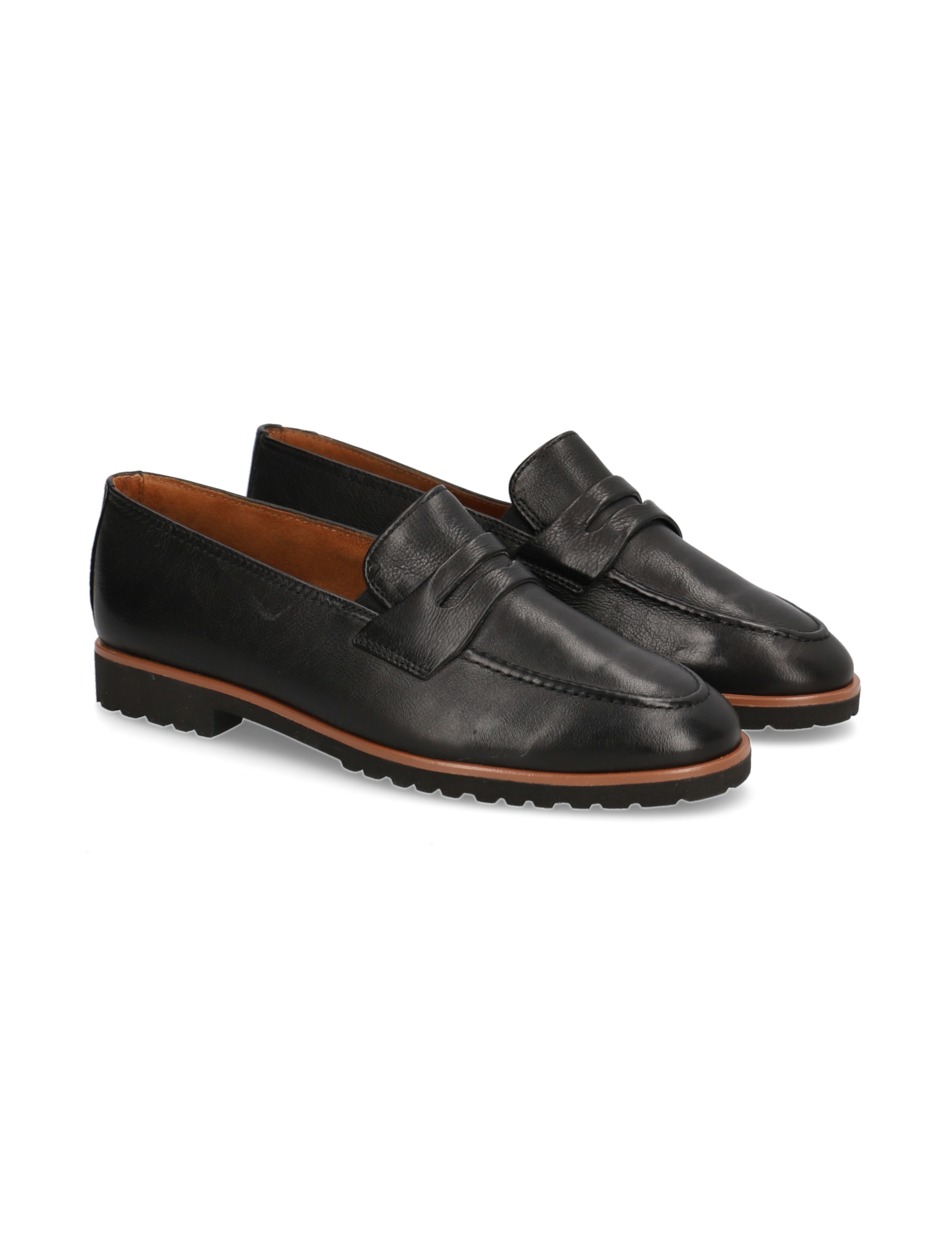 Glattleder Slipper