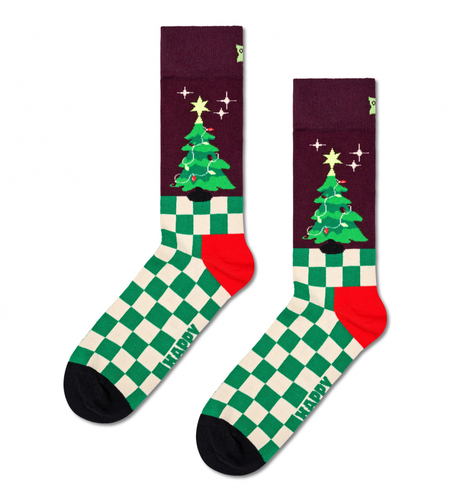 Happy Socks Christmas Tree Sock Socken in Mehrfarbig