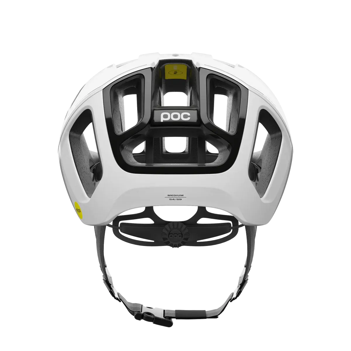 POC Ventral MIPS Race Fietshelm Wit