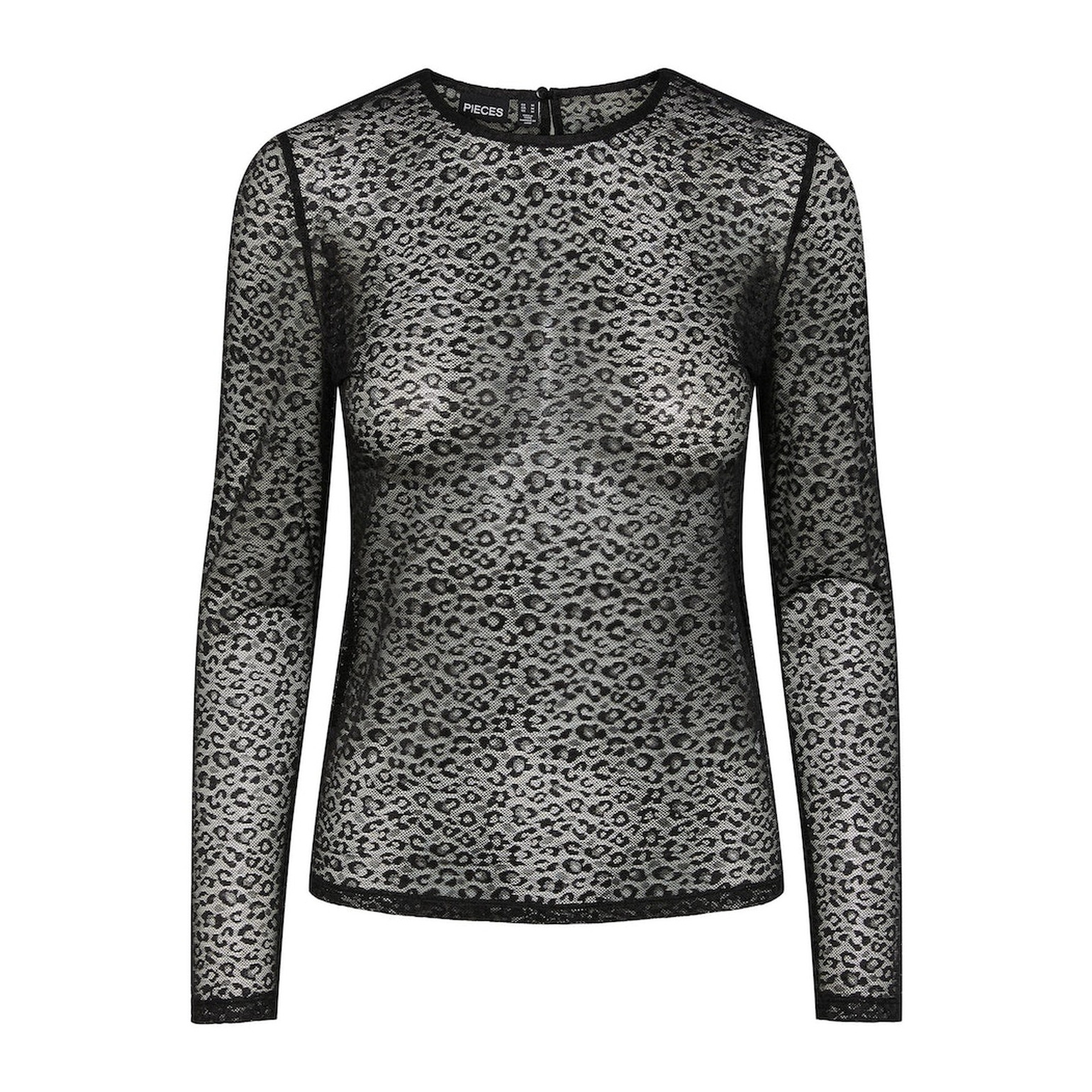 Pieces PCSAVA LS LACE TOP