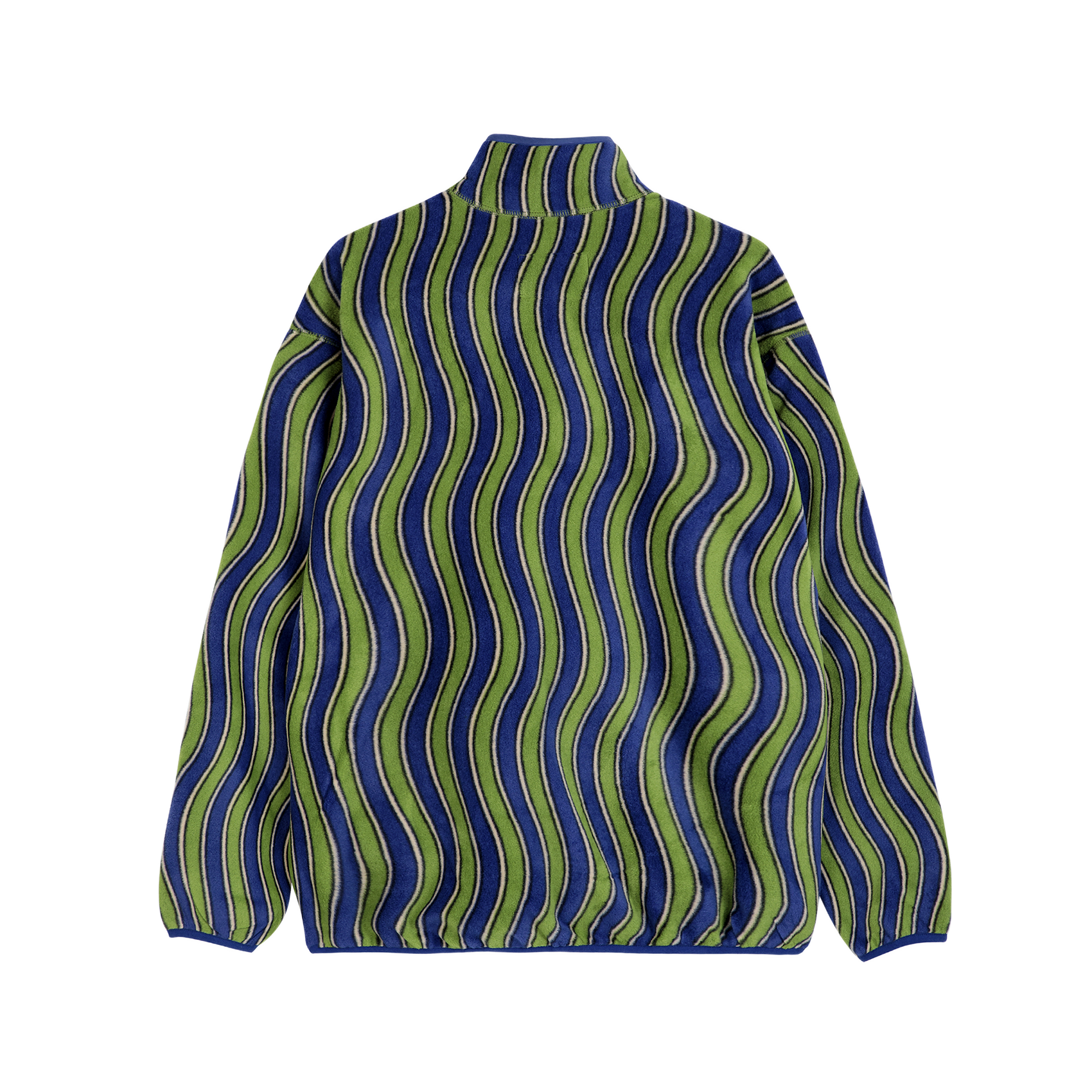Veste col montant à rayures | Multicolore