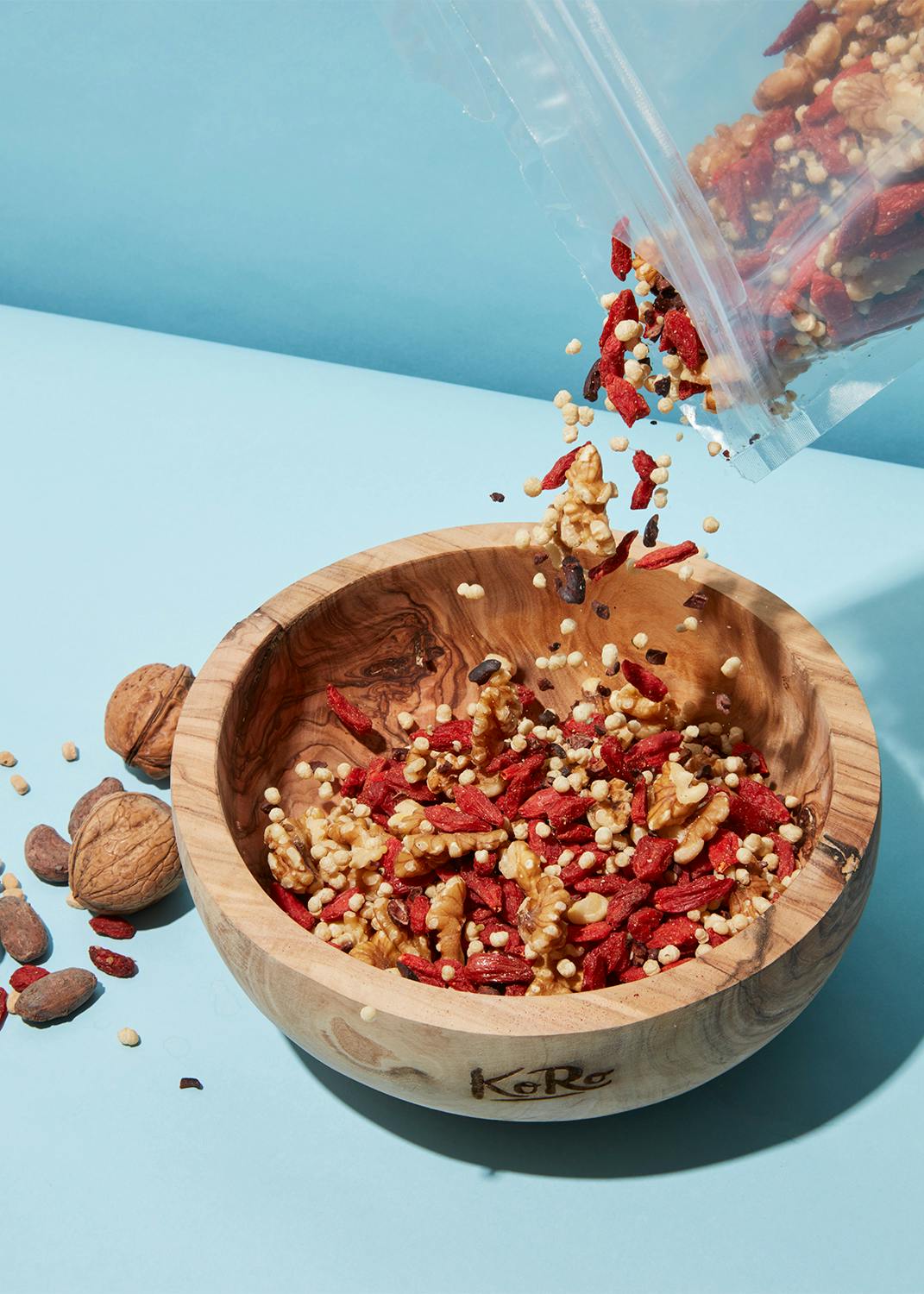 Nuss Frucht Mix mit Protein Crispies 1 kg
