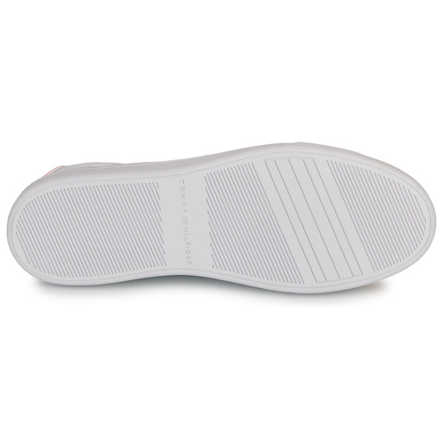 Tommy Hilfiger - ELEVATED ESSENTIAL COURT SNEAKER - Blanc / Rose
